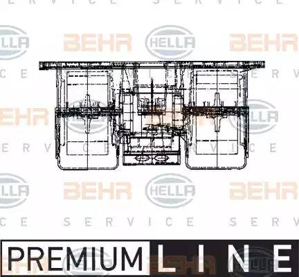 HELLA 8EW 009 160-721 - Вентилятор салону autocars.com.ua