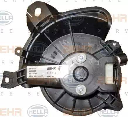 HELLA 8EW 351 149-331 - Вентилятор салону autocars.com.ua