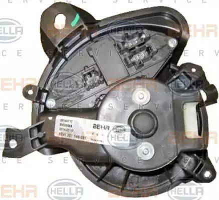 HELLA 8EW 351 149-381 - Вентилятор салону autocars.com.ua