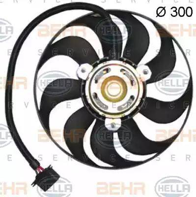 HELLA 8EW 351 150-084 - Вентилятор, охлаждение двигателя autodnr.net