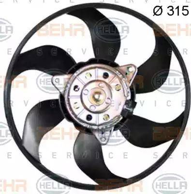HELLA 8EW 351 150-194 - Вентилятор, охлаждение двигателя autodnr.net