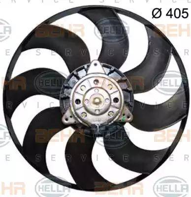 HELLA 8EW 351 150-464 - Вентилятор, охлаждение двигателя autodnr.net