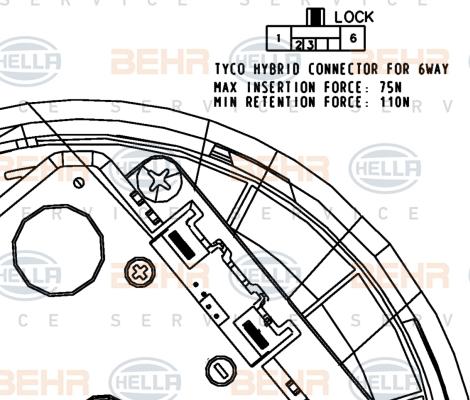 HELLA 8EW 351 150-791 - Вентилятор салона avtokuzovplus.com.ua