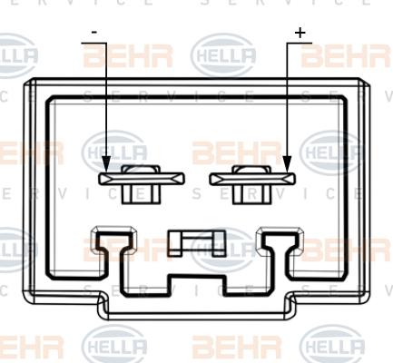 HELLA 8EW 351 151-121 - Вентилятор салону autocars.com.ua