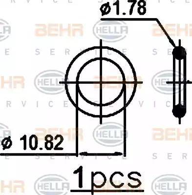 HELLA 8FC 351 302-371 - Конденсатор кондиционера avtokuzovplus.com.ua