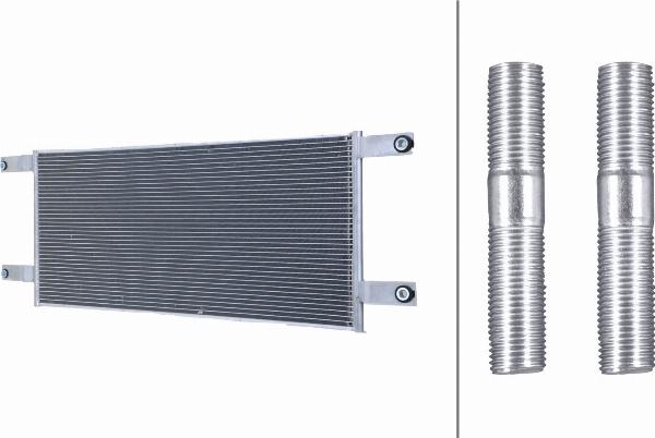 HELLA 8FC 366 220-011 - Конденсатор, кондиціонер autocars.com.ua