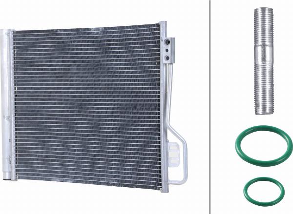 HELLA 8FC 366 220-831 - Конденсатор, кондиціонер autocars.com.ua