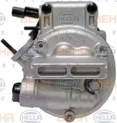 HELLA 8FK 351 001-291 - Компресор, кондиціонер autocars.com.ua