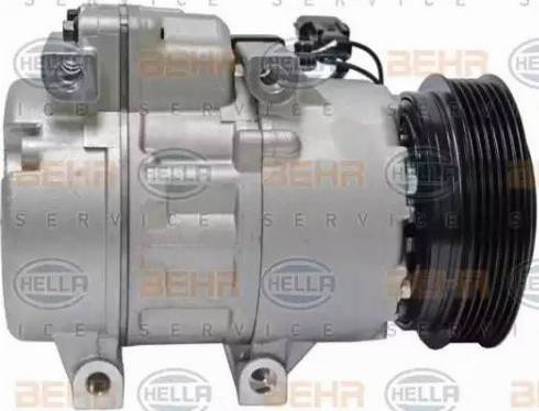 HELLA 8FK 351 001-301 - Компресор, кондиціонер autocars.com.ua