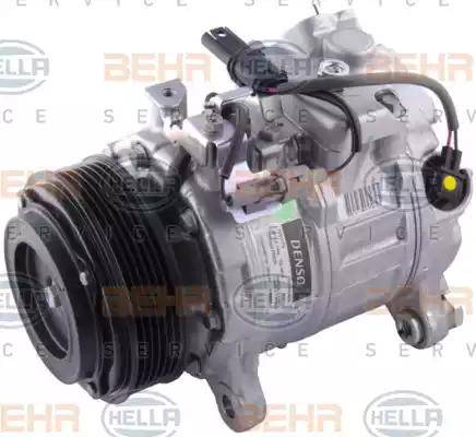 HELLA 8FK 351 002-331 - Компресор, кондиціонер autocars.com.ua