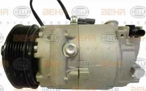 HELLA 8FK 351 002-751 - Компресор, кондиціонер autocars.com.ua