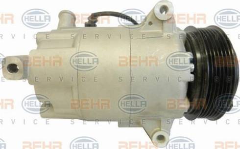 HELLA 8FK 351 002-781 - Компресор, кондиціонер autocars.com.ua