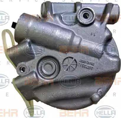 HELLA 8FK 351 003-241 - Компресор, кондиціонер autocars.com.ua