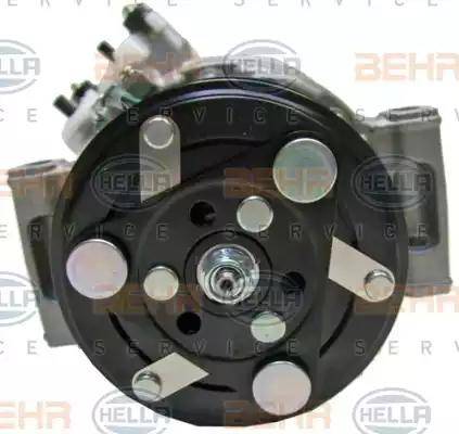 HELLA 8FK 351 003-261 - Компресор, кондиціонер autocars.com.ua