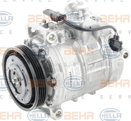 HELLA 8FK 351 006-361 - Компресор, кондиціонер autocars.com.ua