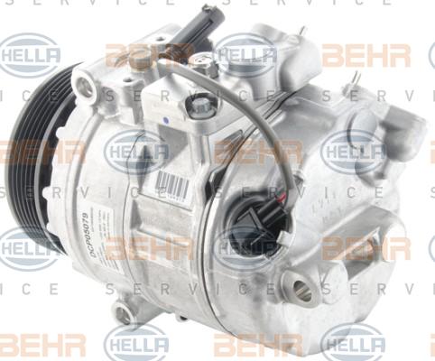 HELLA 8FK 351 006-391 - Компресор, кондиціонер autocars.com.ua