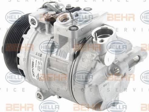 HELLA 8FK 351 006-411 - Компресор, кондиціонер autocars.com.ua