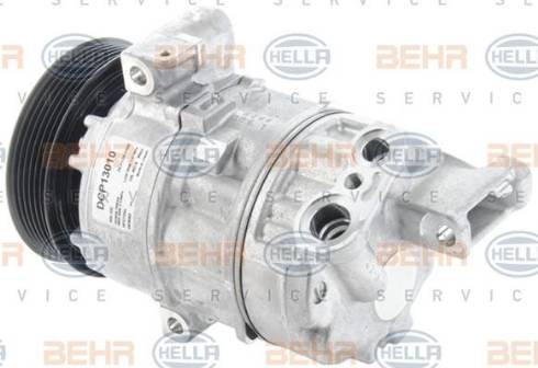 HELLA 8FK 351 006-431 - Компресор, кондиціонер autocars.com.ua