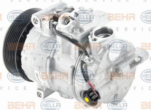 HELLA 8FK 351 006-451 - Компресор, кондиціонер autocars.com.ua