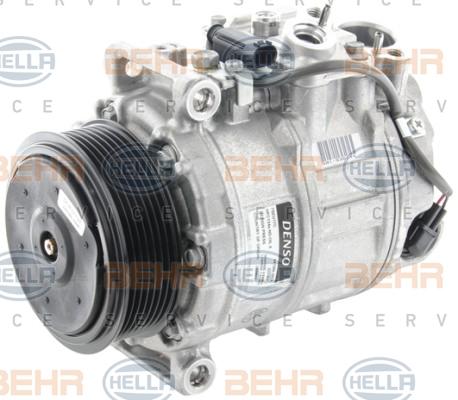 HELLA 8FK 351 006-471 - Компресор, кондиціонер autocars.com.ua