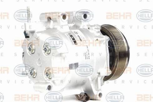 HELLA 8FK 351 007-061 - Компресор, кондиціонер autocars.com.ua