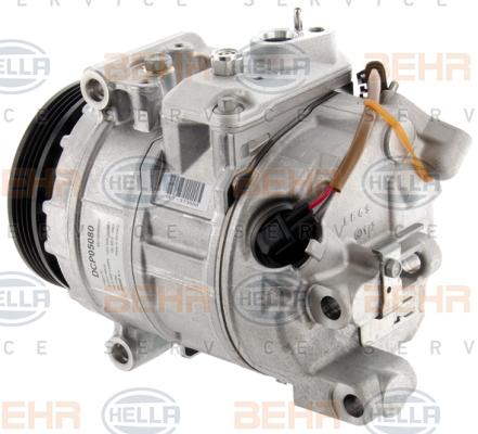 HELLA 8FK 351 007-121 - Компресор, кондиціонер autocars.com.ua