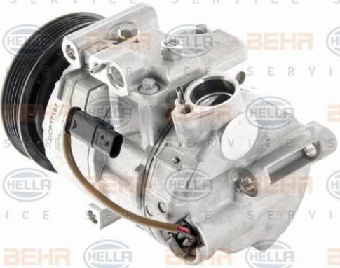 HELLA 8FK 351 007-171 - Компресор, кондиціонер autocars.com.ua