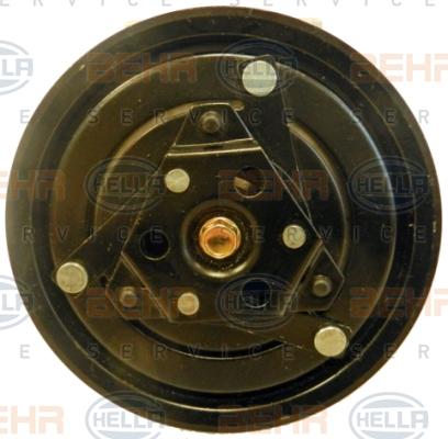 HELLA 8FK 351 007-801 - Компресор, кондиціонер autocars.com.ua