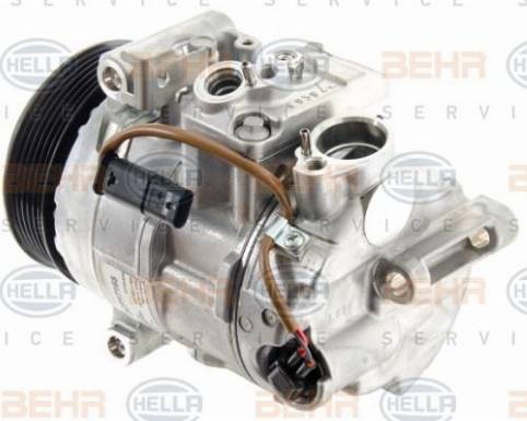 HELLA 8FK 351 008-271 - Компресор, кондиціонер autocars.com.ua