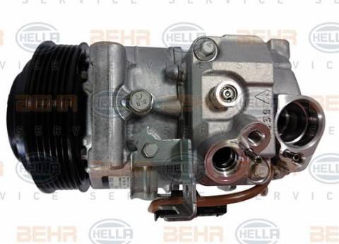 HELLA 8FK 351 008-441 - Компресор, кондиціонер autocars.com.ua