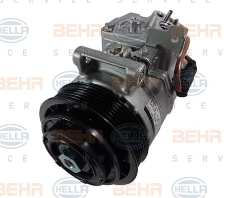 HELLA 8FK 351 008-441 - Компресор, кондиціонер autocars.com.ua