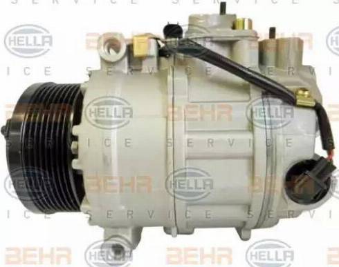 HELLA 8FK 351 105-571 - Компресор, кондиціонер autocars.com.ua