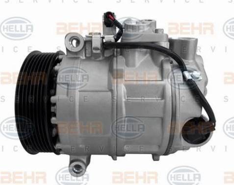 HELLA 8FK 351 105-911 - Компресор, кондиціонер autocars.com.ua