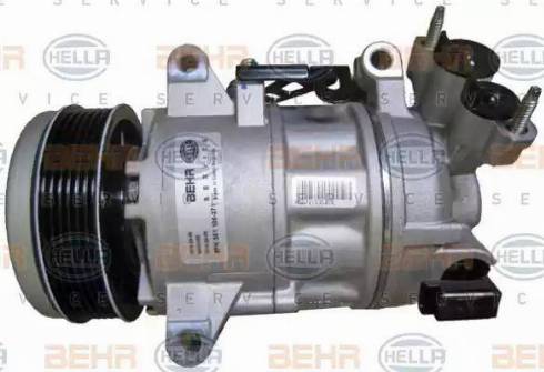 HELLA 8FK 351 106-271 - Компрессор кондиционера avtokuzovplus.com.ua