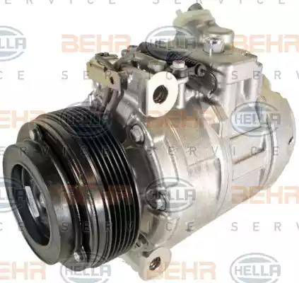 HELLA 8FK 351 108-491 - Компресор, кондиціонер autocars.com.ua