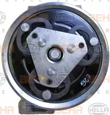 HELLA 8FK 351 109-411 - Компресор, кондиціонер autocars.com.ua