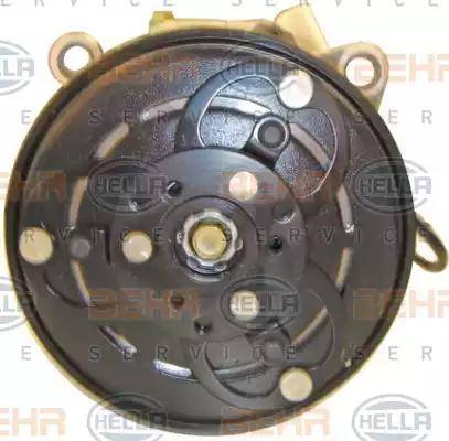 HELLA 8FK 351 109-581 - Компресор, кондиціонер autocars.com.ua