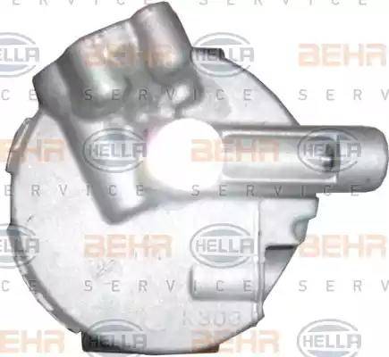 HELLA 8FK 351 114-141 - Компресор, кондиціонер autocars.com.ua