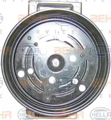 HELLA 8FK 351 114-141 - Компресор, кондиціонер autocars.com.ua