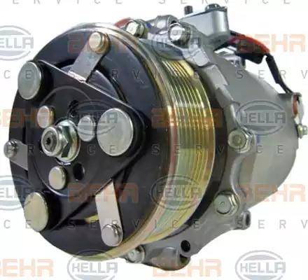 HELLA 8FK 351 121-041 - Компресор, кондиціонер autocars.com.ua