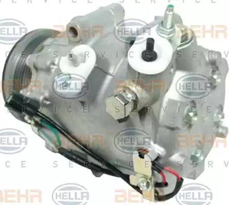 HELLA 8FK 351 121-081 - Компресор, кондиціонер autocars.com.ua