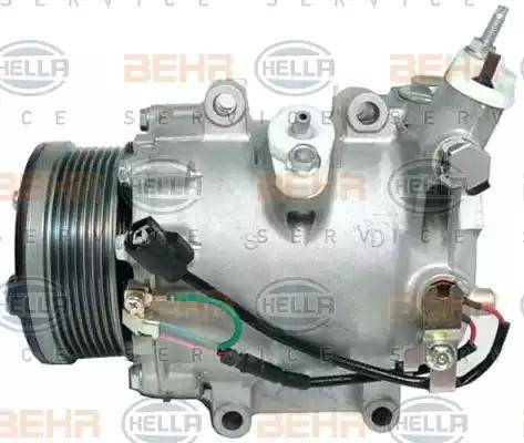 HELLA 8FK 351 121-081 - Компресор, кондиціонер autocars.com.ua