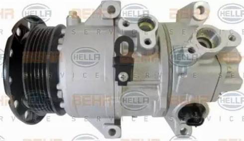 HELLA 8FK 351 125-691 - Компресор, кондиціонер autocars.com.ua