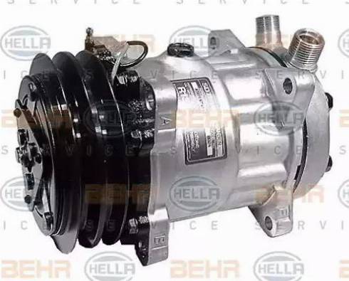 HELLA 8FK 351 126-031 - Компресор, кондиціонер autocars.com.ua