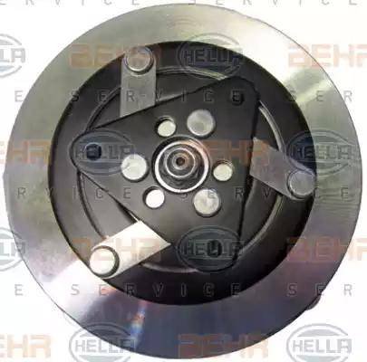 HELLA 8FK 351 130-101 - Компресор, кондиціонер autocars.com.ua