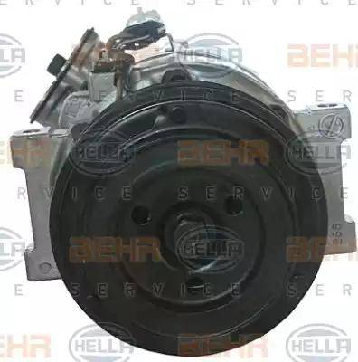 HELLA 8FK 351 134-791 - Компресор, кондиціонер autocars.com.ua