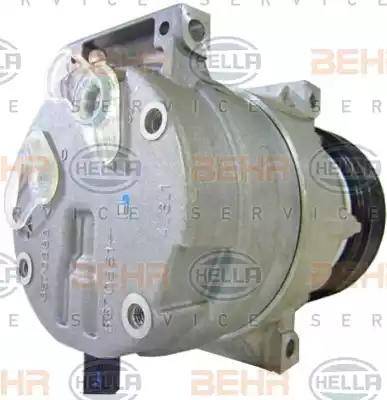 HELLA 8FK 351 135-091 - Компресор, кондиціонер autocars.com.ua