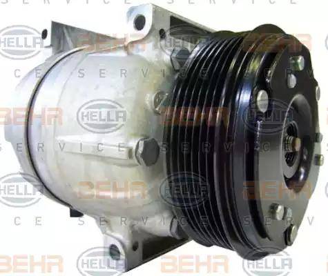 HELLA 8FK 351 135-091 - Компресор, кондиціонер autocars.com.ua