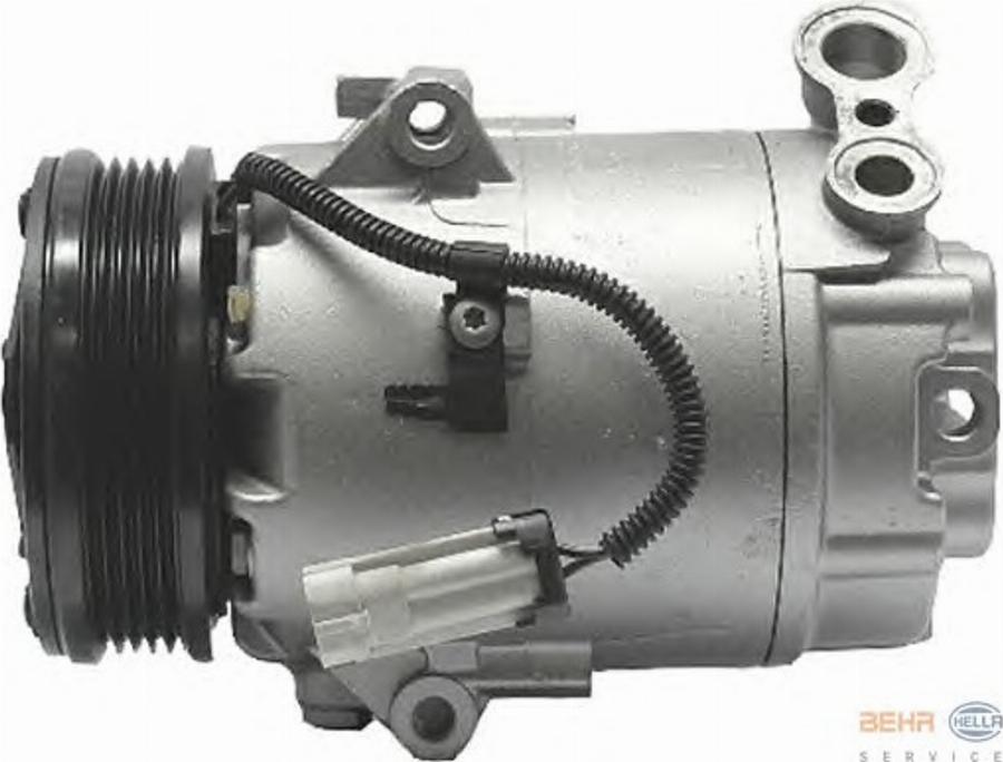 HELLA 8FK351135781 - Компресор, кондиціонер autocars.com.ua