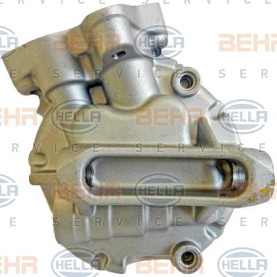 HELLA 8FK 351 135-851 - Компресор, кондиціонер autocars.com.ua